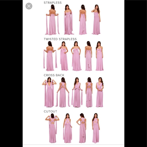 NWOT Gorgeous Chiffon Deep V Neck Navy Maxi Dress - Picture 6 of 8